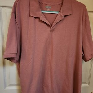 Old Navy Men's Polo Shirt - Dusty Rose